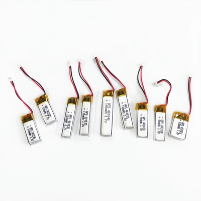Pequeño 3.7V 150 Mah Lipo Battery Rechargeable For Bluetooth