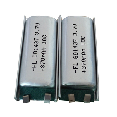 Li Polymer Battery recargable 801437 10c 370mah 3.7v
