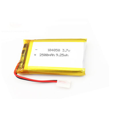 Juguete elegante LED de la batería del polímero de JZFY 2400mah Lipo que enciende 104050 2500mah