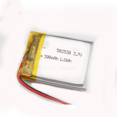 PWB electrónico de Toy Batteries With de la batería de Lipo del litio 300mAh de ROHS 502530