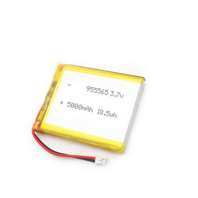 955565 pilas de batería médicas del polímero de litio de la batería de litio del teléfono móvil 3.7v 5000mah