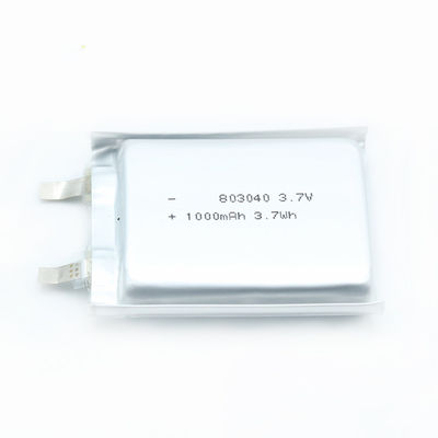 Batería médica de la batería de litio de IEC62133 8.0*30*43m m 3.7v 1000mah Lipo