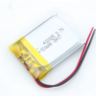Pequeño Lipo polímero Battery Bateria De Litio 3.7V 180Mah de IEC62133