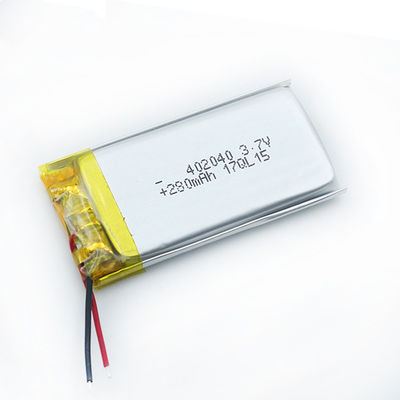 402040 auriculares Li Polymer Battery recargable 250mah