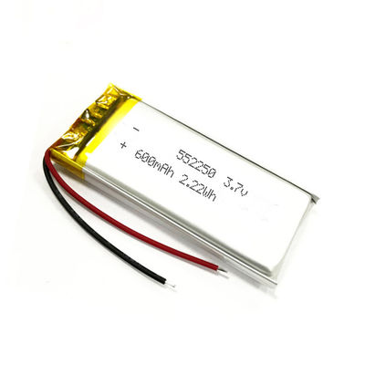 Escáner de código del kc 3,7 V Li Polymer Battery 552250 600mah