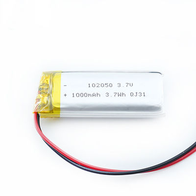 300 carga de la batería 0.5C del polímero de las épocas 102050 1000mah Lipo