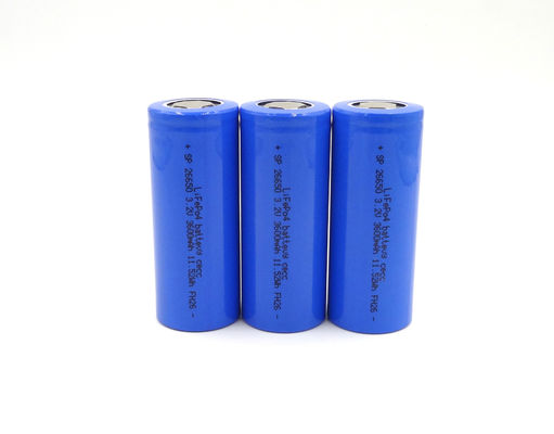 pilas de batería profundas LiFePo4 de la batería de litio del ciclo 580g 3.2v 3000mAh 26650
